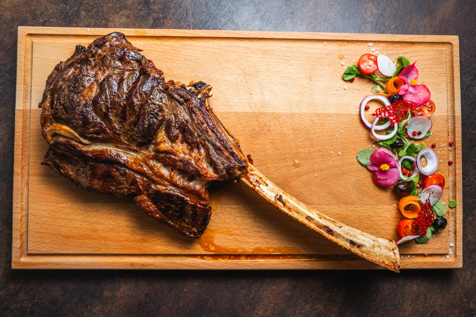 Tomahawk Steak - Premium dry-aged beef at Cotton Club Poreč